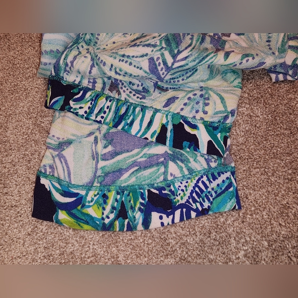 Lilly Pulitzer's Islamorada Beach Palazzo Pants size‎ small, blue, green & white - Picture 12 of 12